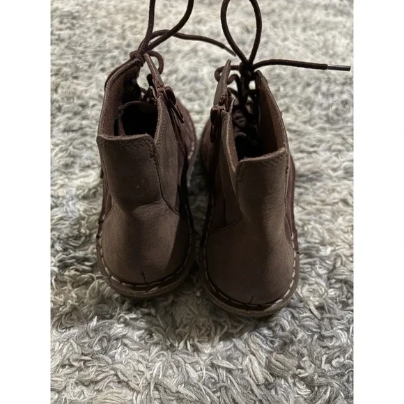 Clark's Tamitha Boots Purple Suede Sz 7 Euc - Picture 3 of 7